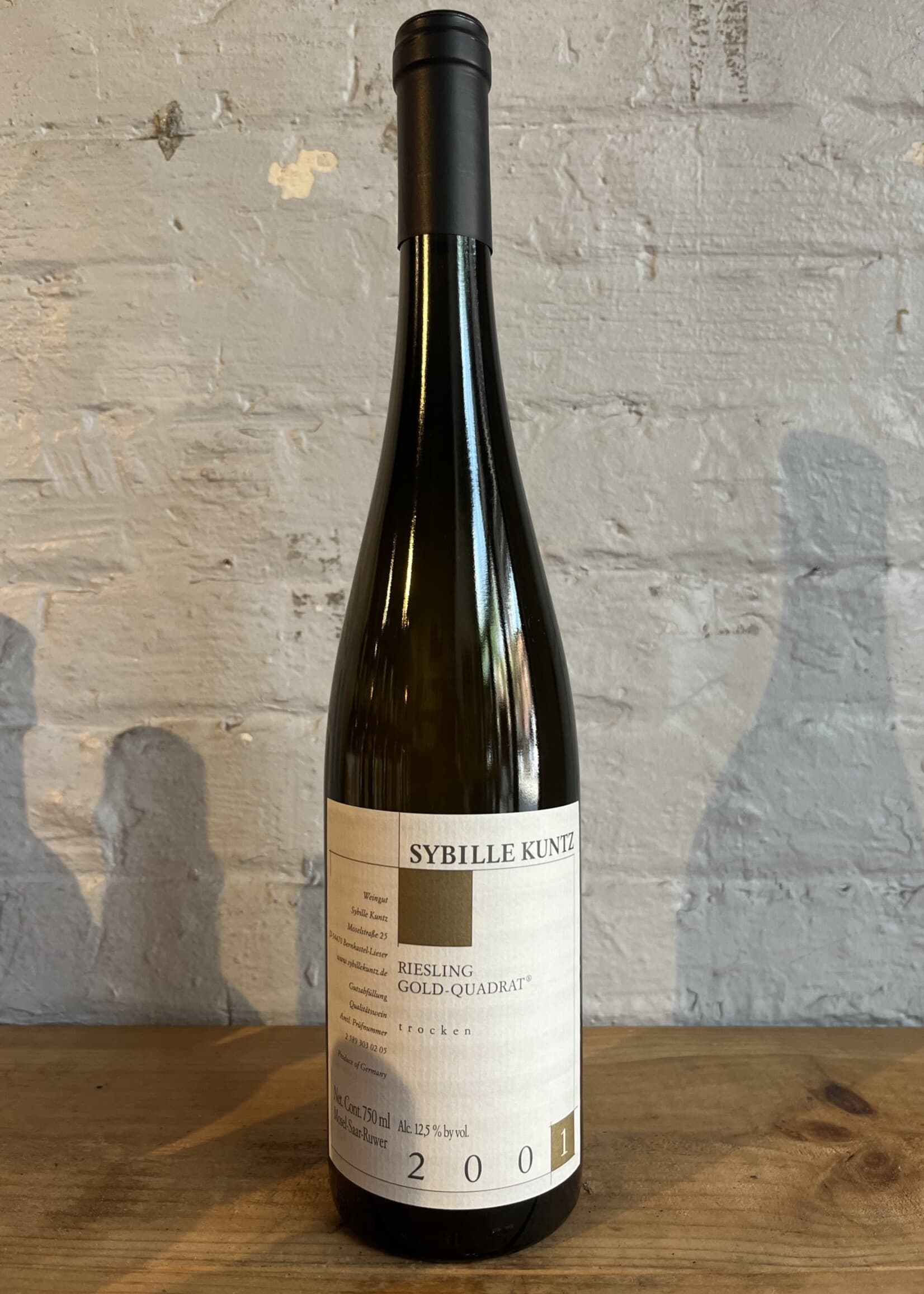 Kuntz Riesling Spatlese Trocken Gold-Quadrat