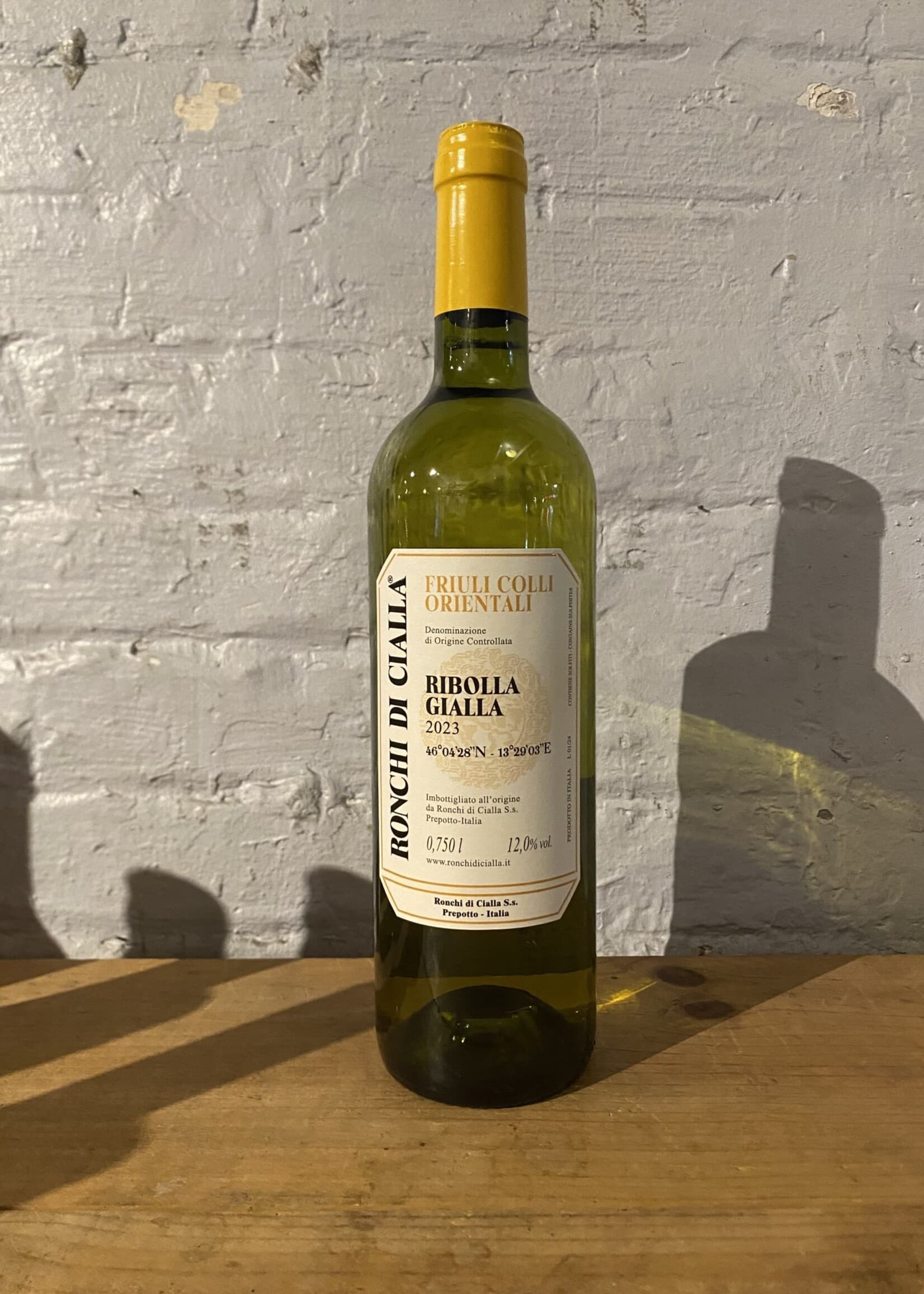 Ronchi di Cialla Ribolla Gialla