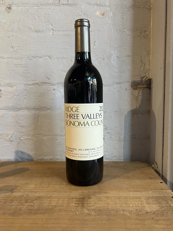 Ridge Vineyards Three Valleys Zinfandel Blend